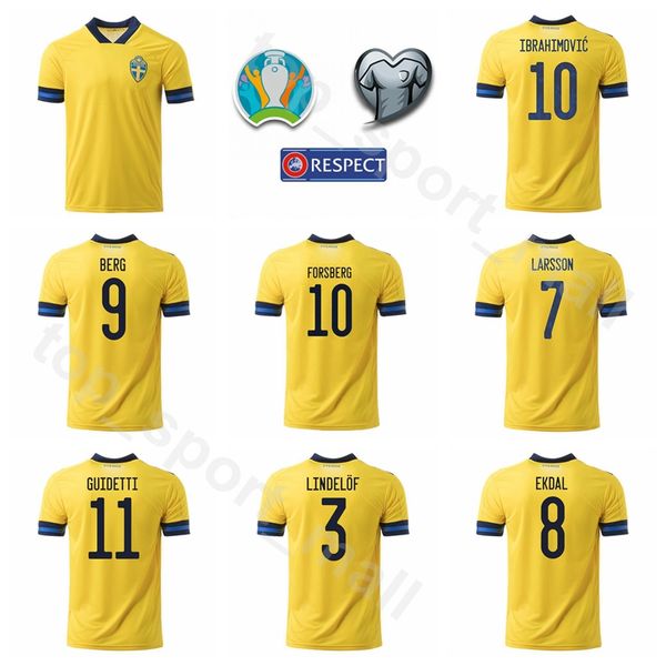 

швеция 2 andersson джерси 2020 kits рубашка европы по футболу национальная сборная 10 tankovic 19 irandust 1 абрахамссон 6 bojanić 9 ларссон, Black;yellow