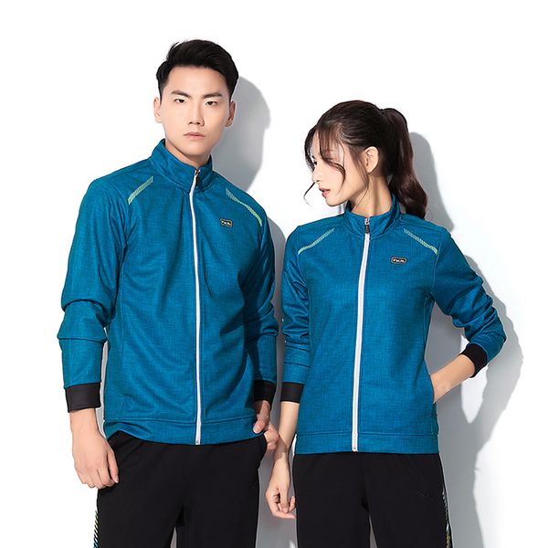 

adsmoney women men long sleeve running jacket suits yoga sport jacket fitness sports polyester fitness gym tennis clothing, Black;red
