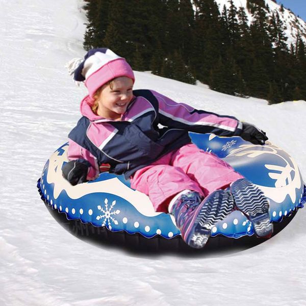 

toy adults childern family inflatable winter outdoor pvc ski circle games raft durable sports sturdy with handle snow tube