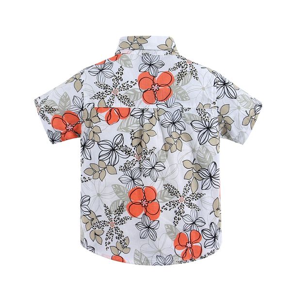 

cotton 100% floral shirt hawaiian shirt aloha shirt for boy t1533, White;black