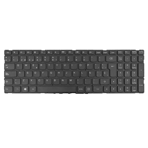 

laptop sp qwerty испанская клавиатура для lenovo ideapad yoga 700-15isk black