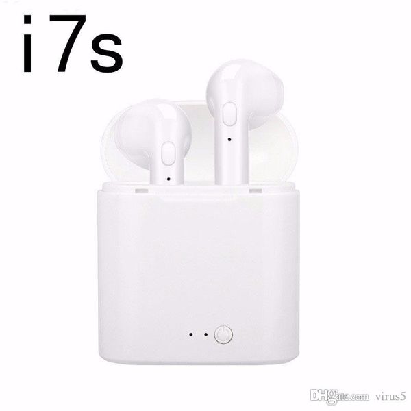 

i7s tws bluetooth earphone stereo earbud wireless headphones with charging box(single bluetooth headset with charging box