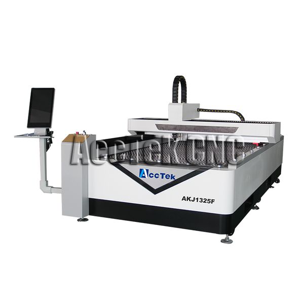 

jinan acctek 1325 model 500w 750w 1000w fiber laser machine for metal cutting