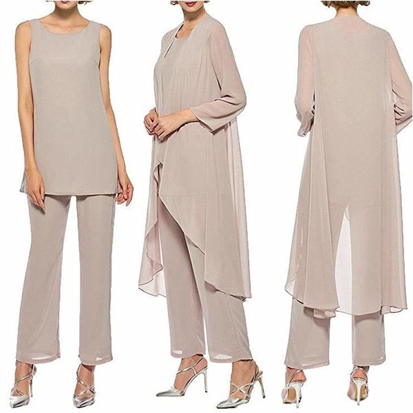 casual mother of the bride pant suits