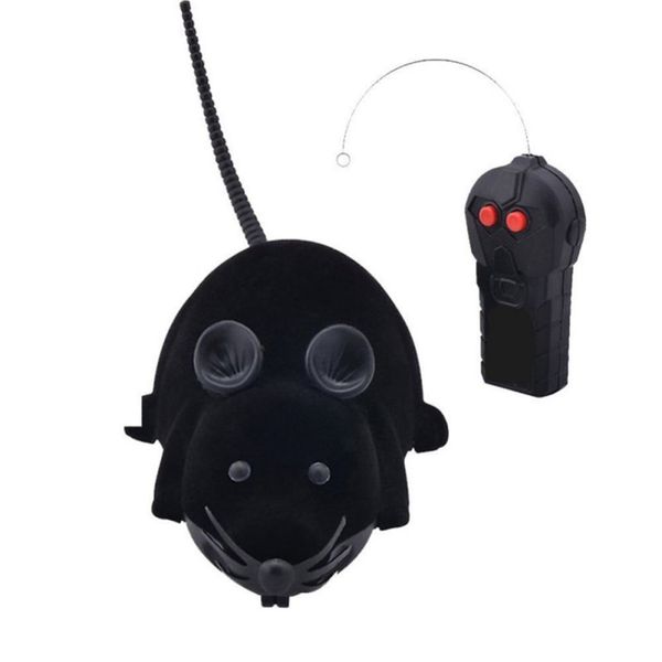 

funny wireless electronic wear resistant remote control mouse cat toy back pet simulation turning trick playing