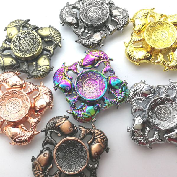 

горячий продавать в европе и америке повседневный игрушки rich четыре рыбы spinner экологичный сплав непоседа spinner вращающийся давления