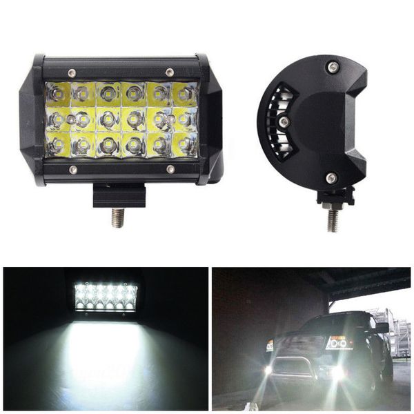 

2 pcs/set 54w 5inch car led work light bar spot beam suv boat driving offroad atv lamp vs998