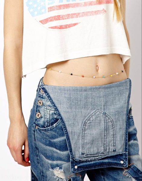 

yiwu small accessories body belly body sw041 yiwu small bikini accessories body chain belly bodychain bikini sw041, Black;brown