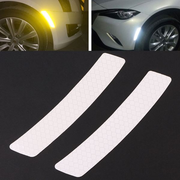

car-styling 2 colors car wheel rim reflective warning strip sticker safety light protective paste dropshipping