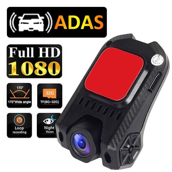 

2020 new adas car dvr camera 1080p full hd dash cam portable usb car camera video recorder 170 degree dashcam for android system