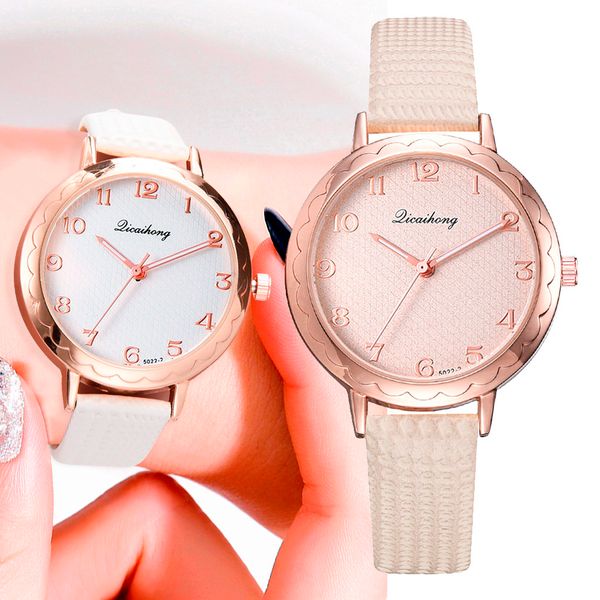 

fashion simple flat digital scale dial belt womens wrist watches fashion with quartz women's watches ladoes clock relojes hombr, Slivery;brown