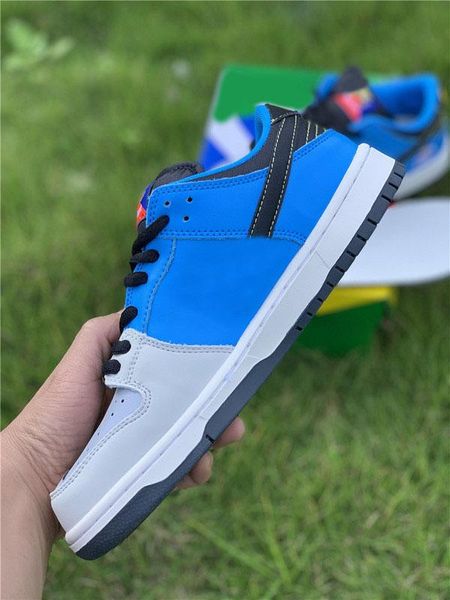 

2020 skateboarding shoes instant skateboards x sb low men running shoes 3m reflective blue hero sports sneakers with box