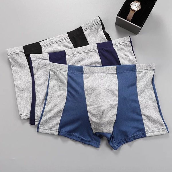 

men's men's boxer comfortable milk silk boxer pants 5 yuan mode milk silk underpants underpants, Black;white