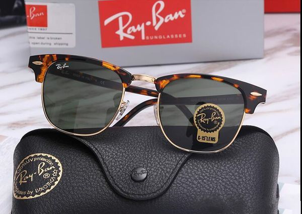 

2018 new vintage ungla e pilot ray men women uv400 band polarized ben gafa mirror len e un gla e ban with ca e and bo
