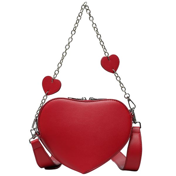 

моды сердце твердого pu кожа crossbody сумки для женщин 2020 женский плеча сумку lady кошельки и сумки