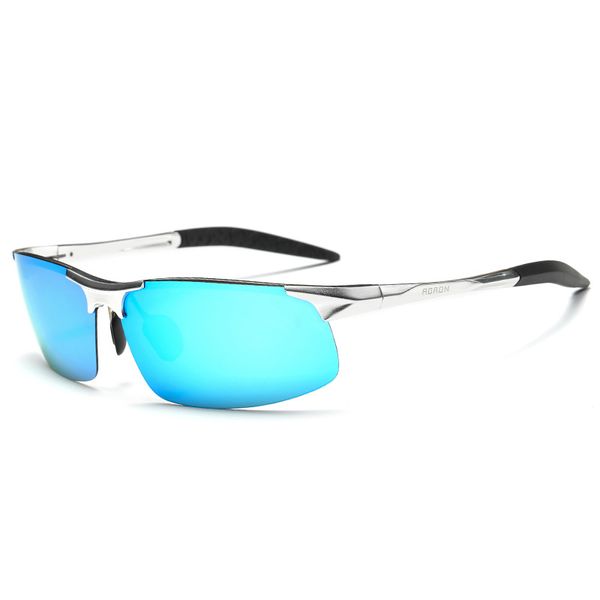 

polarized cycling sunglasses sports glasses uv400 protection for men women baseball golf al-mg alloy frame tac lens glasses, White;black
