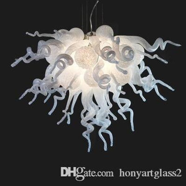 

lr1053-modern style white glass chandelier light modern art home designed borosilicate glass led hanging decorative glass pendant lamp
