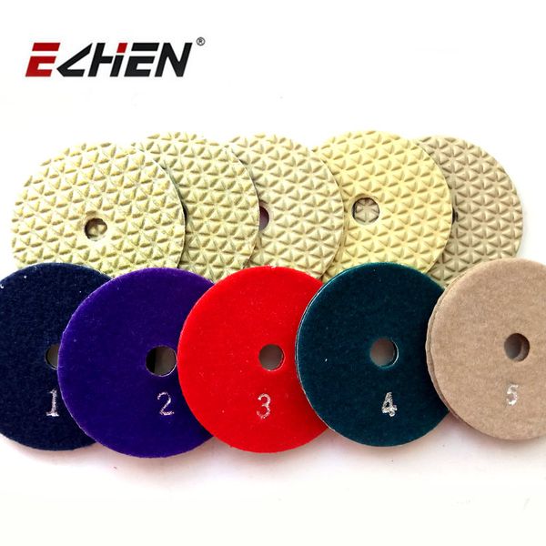 

5 pcs diamond flexible dry polishing pad for marble