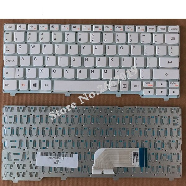 

white/black us new keyboard for lenovo for ideapad 100s 100s-11iby lapkeyboard