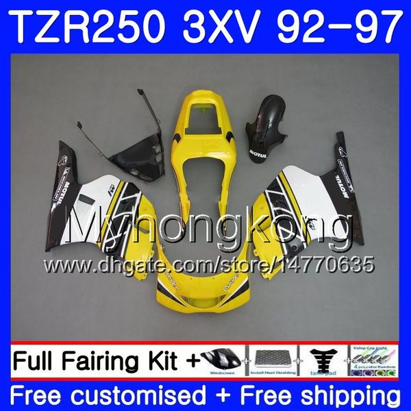 Kit per YAMAHA TZR 250 3XV YPVS TZR-250 92 93 94 95 96 97 245HM.9 TZR250RR RS TZR250 giallo fabbrica 1992 1993 1994 1995 1996 1997 Carenatura