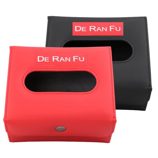 

car styling tissue store box pu case paper holder convenient box auto accessories