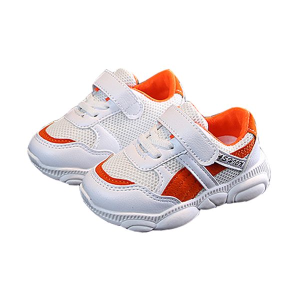 

Baby Boy Sneakers Kids Casual shoes 2019 Autumn Fashion Soft Sole Mesh Sports Run Shoes Toddler Girl Leather Shoes Promotion