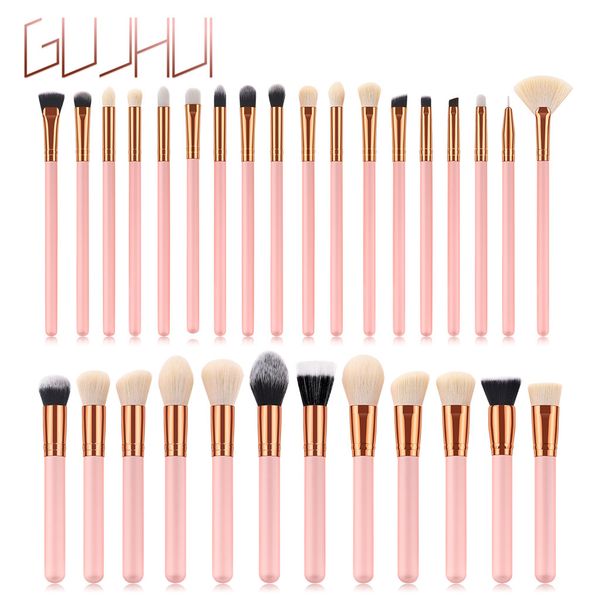 

30pcs pink wooden cosmetic makeup brush foundation powder eyeshadow brush