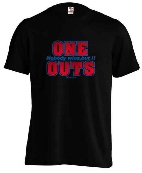 

one outs baseball anime manga t shirt tee, White;black