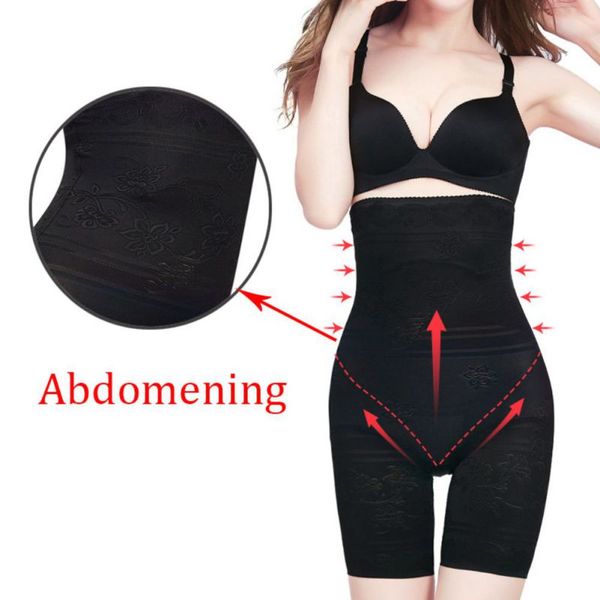

women control panties lace no trace abdomen underwear waist shaping thin thigh hip pants shaping pants, Black;white