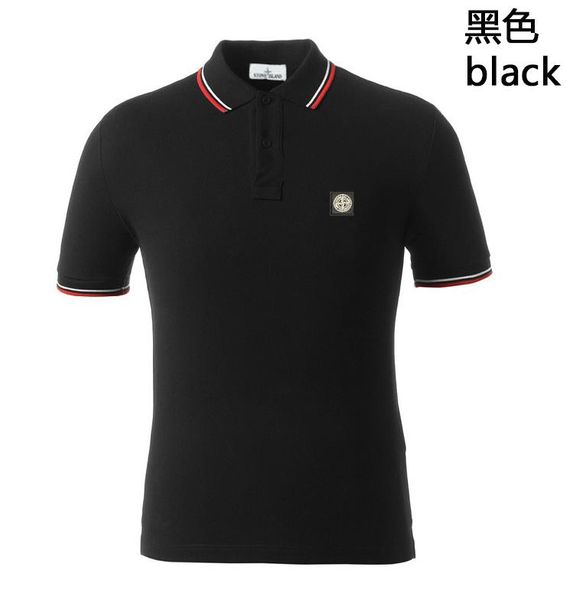 

Whole ale plu ize luxe cla ic brand o neck t hirt treet run bottoming hirt hort leeve polo hirt tee men de igner i land tone polo