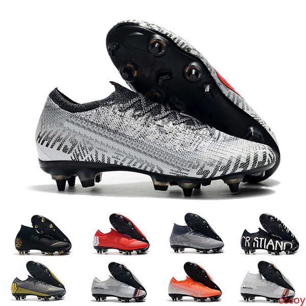 

2019 mercurial superfly vi 360 elite fg kj 6 xii 12 cr7 ronaldo mens women low soccer shoes football boots cleats size 39-45