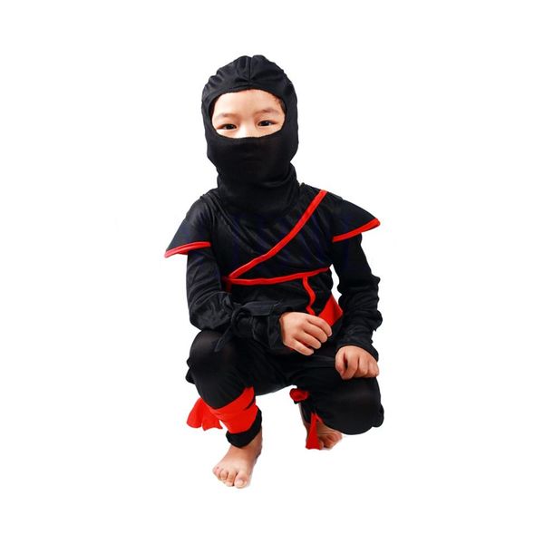 

halloween performance children's day performance costume dragon warrior costume ninja martial arts costume black mancoosplay, Blue