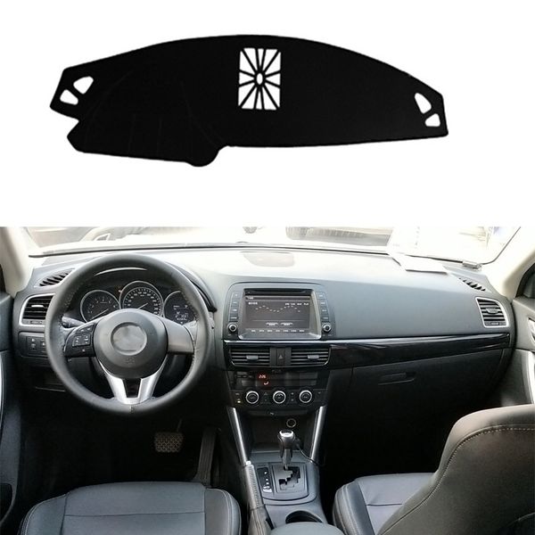 

for cx-5 cx5 2013 2014 2015 2016 car dashboard cover avoid light pad instrument platform desk cover mats carpets lhd