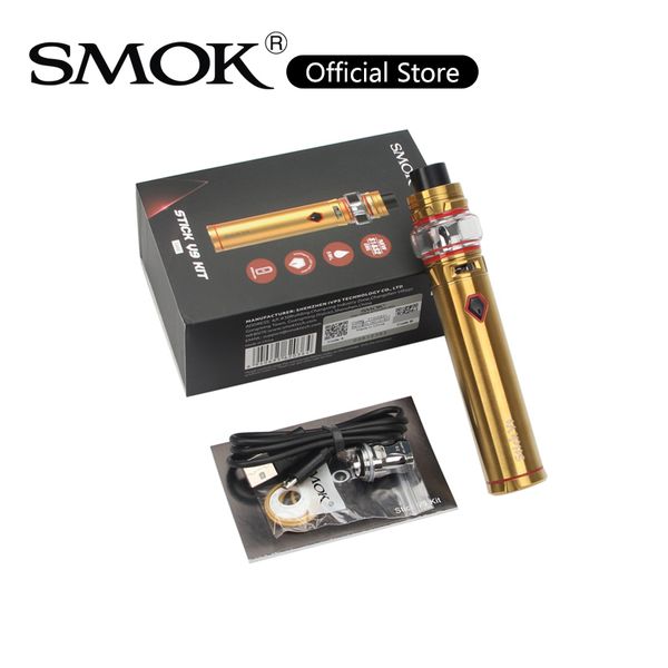 

SMOK Stick V9 Kit Встроенный аккумулятор 3000 мАч с 5.0 мл TFV8 Baby V2 Tank Светодиодный индикатор в виде ручки Испаритель 100% оригинал