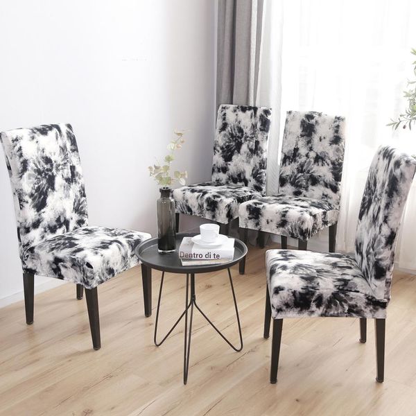 

stretch short chair covers elastic slipcover with graffiti printed pattern chair seat protector cover for home party decor