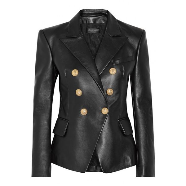 

women's fur coat spring autumn suit real genuine leather jacket women clothes 2019 100% sheepskin coat korean elegant zt2235, Black