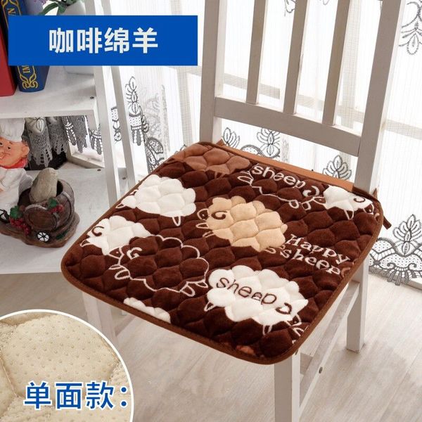 

anti-slip flannel home decor sofa car seat cushion 40*40cm office chair cushion mat sitting pad almofadas cojines