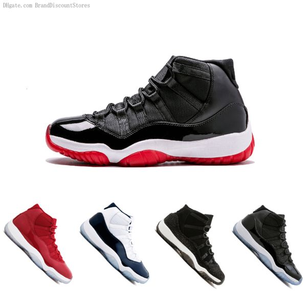 

cap and gown xi 11 11s prm heiress gym red chicago midnight navy bred space jams men basketball shoes sports sneaker 36-47
