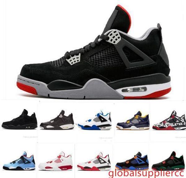 

2019 new bred fiba 4 4s iv what the cactus jack laser wings mens basketball shoes denim blue eminem pale citron men sports designer sneaker