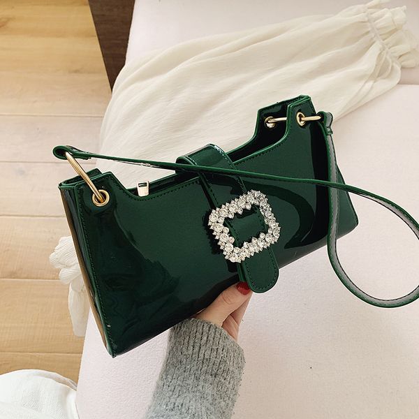 

2020 женщины крокодил сумка bolsas роскошные сумки конструктора женские кожаные сумки камень коммуникатор кошелек ретро багет tote сумки