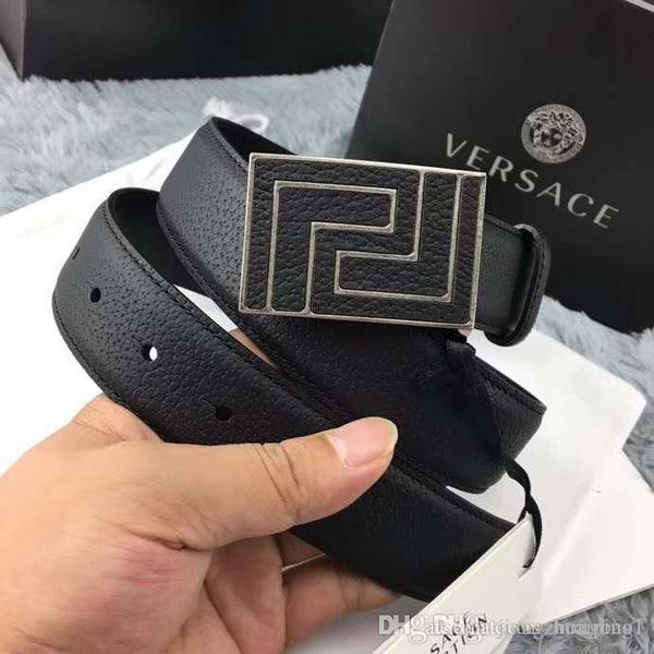 

designer belt fashion luxury belt black coffee belt body gold and silver smooth buckle belts width 4.0cm, size95-125 cm.223, Black;brown