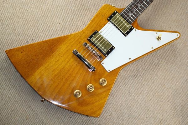 

quality is the first shaped goose 1958 korina explorer electric guitar