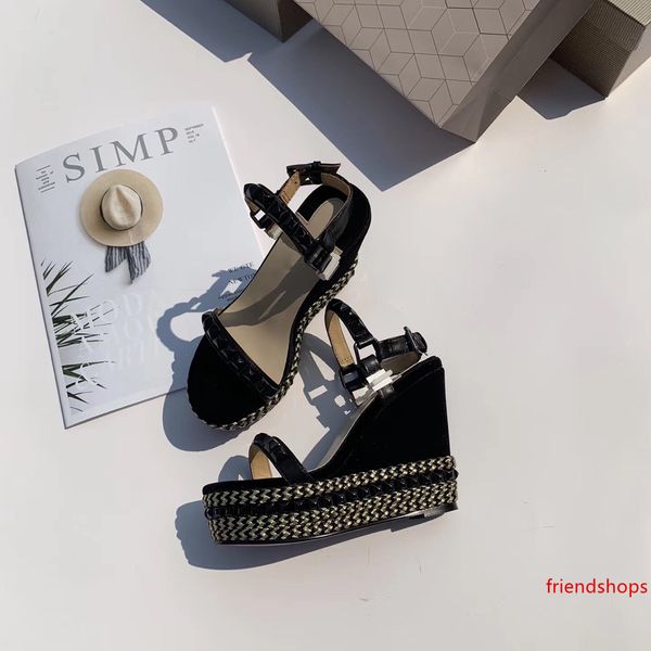

роскошные дизайнерские сандалии с дамами роскошные дизайнерские сандалии на толстом каблуке черный цвет женское платье обувь новая роскошная