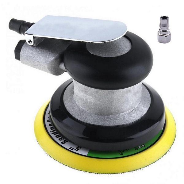 

5 inch impulse pneumatic sandpaper random orbital air sander polished grinding machine hand tools