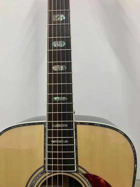 

Rare natural pruce four 5 electric acou tic guitar ebony fingerboard fi hman eq abalone body binding inlay brown turtle pickguard