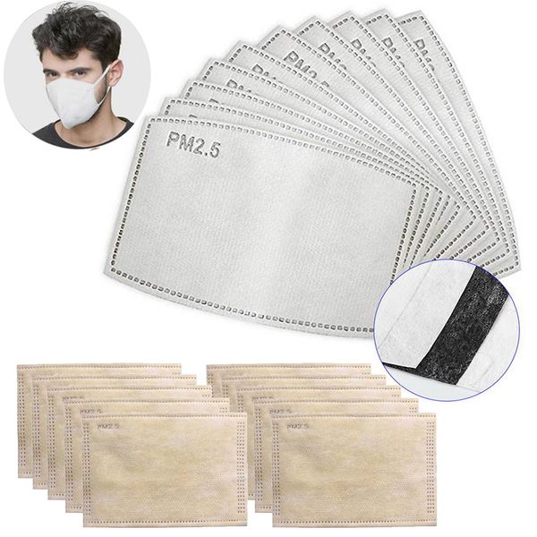 

in stock pm2.5 filter paper anti haze mouth mask anti dust mask activated carbon filter paper health care