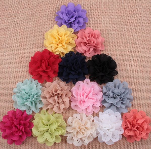 

baby girls diy flowers for headbands corsage kid hair styling accessories headwear, Slivery;white