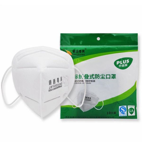 

на складе новый kn90 маски фильтр pm2. 5 n95 рот маска для лица 10 шт. / упак. пылезащитный защитный антибактериальный одноразовые 3 м маски