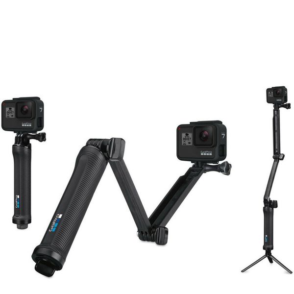 

gopro orginal 3-way grip arm tripod mount adjustable stand bracket handheld grip 3 way tripods for gopro hero 7 6 5 4/3
