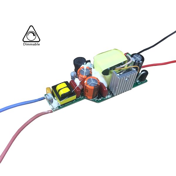

mcu control dimmable 24-40vdc 570ma 600ma отсутствие пластикового корпуса драйвер встроенный электронный балласт для лампы par38 лампа a70